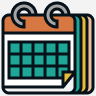 An illustrated graphic of a calendar showcases Eweka’s extensive Usenet article retention rate.